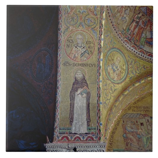 St Dominicおよびセントニコラスのアトリウムのモザイク タイル (正面)