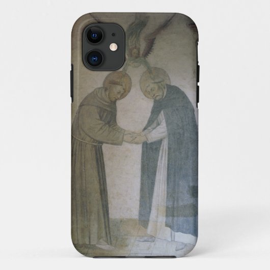 St DominicおよびSt Francis (フレスコ画の会合 Case-Mate iPhoneケース (裏面)