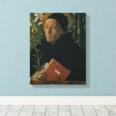 St. Dominic, 1515 (キャンバス上の油) キャンバスプリント (インサイチュ (ウッドフロア))