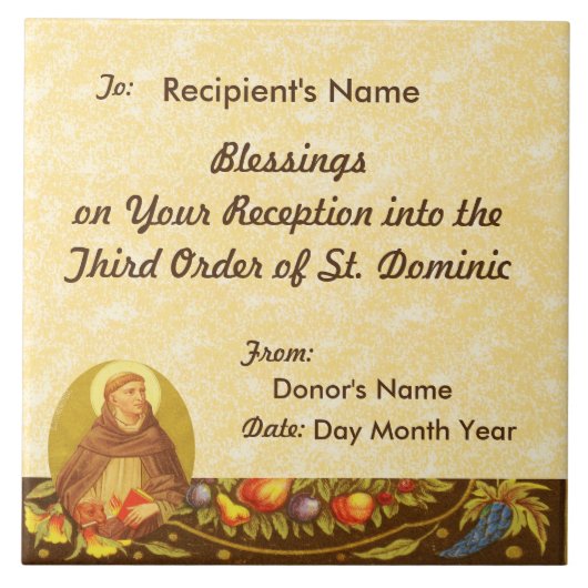 St. Dominic de Guzman (PM 02) タイル (正面)