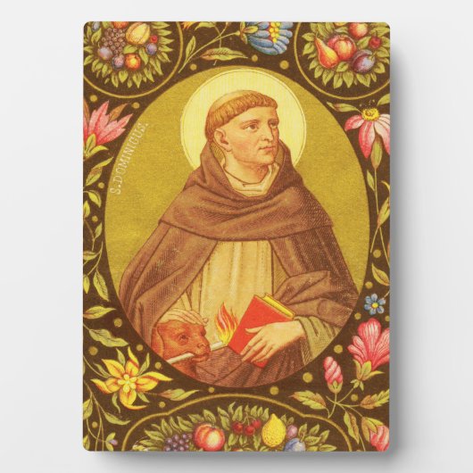 St. Dominic (PM 02) 5"x7" Plak 2 with Easel フォトプラーク (正面)