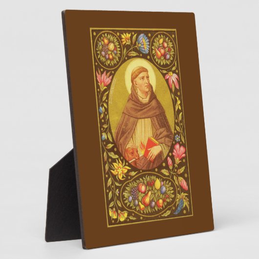 St. Dominic (PM 02) 8"x10"プラーク1 With Easel フォトプラーク (側面)