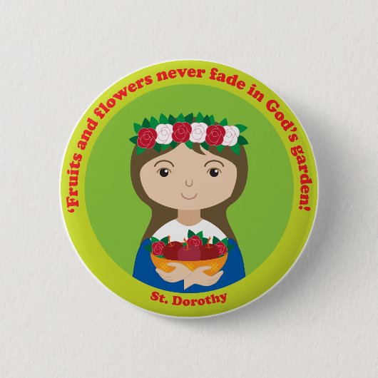 St. Dorothy 缶バッジ (正面)