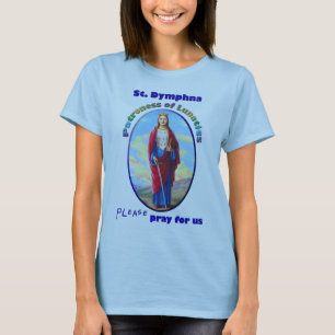 St. Dymphna - LunaticsのPatroness Tシャツ