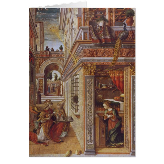 St. Emidius 1486年との告知 (正面)