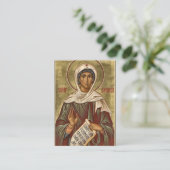 St. Emilia Orthodox Christian Prayer Card プレイスカード (スタンド正面)
