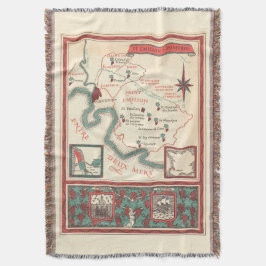 St. Emilion Bordeaux Wine スローブランケット