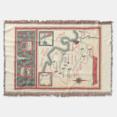 St. Emilion Bordeaux Wine スローブランケット (正面)