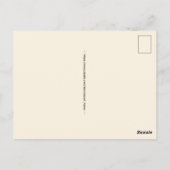 St. Emilion Bordeaux Wine Map ポストカード (裏面)