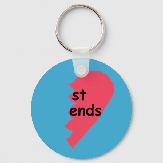 ST ENDSキーチェーンハーフ キーホルダー (正面)