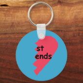 ST ENDSキーチェーンハーフ キーホルダー (正面)