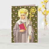 St. Etheldreda (Audrey) (P 003)カード カード (黄色い花)