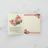 St. Faustinaのメッセージカードw/scripturalの詩 カード (内部)