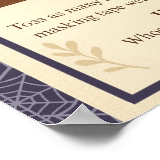 St. Felix Spider’s Web Catholic Saint Game Sign ポスター (角)