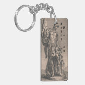 St. Florian、消防士Keychainの守護聖人 キーホルダー (正面左)