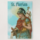 St. Florian with Bucket （クラウド； M 019） ジグソーパズル (縦)
