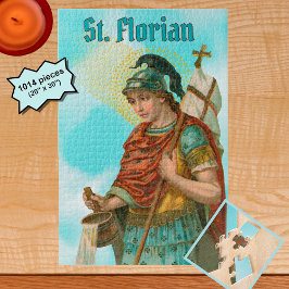 St. Florian with Bucket （クラウド； M 019） ジグソーパズル