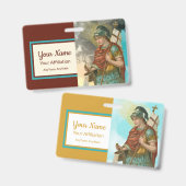 St. Florian with Bucket （両方； M 019） バッジ (正面＆裏面)