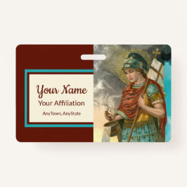 St. Florian with Bucket （両方； M 019） バッジ