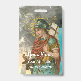 St. Florian with Bucket （両方； M 019） バッジ