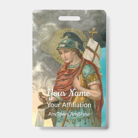 St. Florian with Bucket (両方; M 019) バッジ (正面)