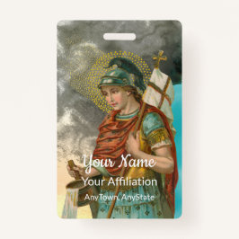 St. Florian with Bucket （両方； M 019） バッジ