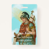 St. Florian with Bucket （両方； M 019） バッジ (裏面)