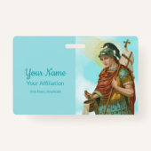 St. Florian with Bucket （両方； M 019） バッジ (裏面)