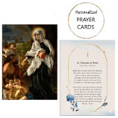 St. Frances of Rome Catholic Prayer Card           プレイスカード