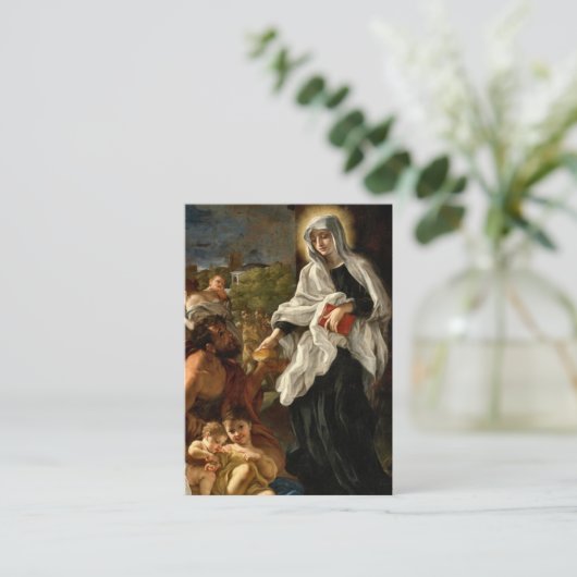 St. Frances of Rome Catholic Prayer Card           プレイスカード (スタンド正面)