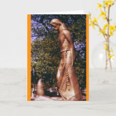 St. Francisおよびプレーリードッグ カード (黄色い花)