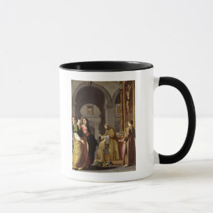 St Francisからベールを受け取るSt.ドクレア マグカップ