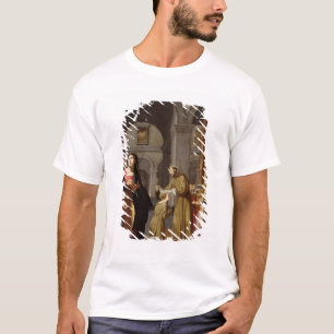 St Francisからベールを受け取るSt.ドクレア Tシャツ