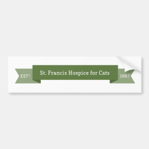 St. Francisのホスピスのロゴ バンパーステッカー