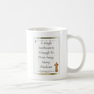 St Francisの太陽光線の祈りの言葉 コーヒーマグカップ