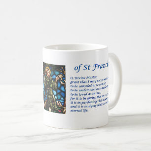 St. Francisの祈りの言葉 コーヒーマグカップ