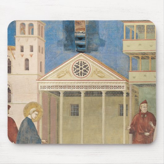 St Francisはシンプルな人1297-99年によって名誉を与えました マウスパッド (正面)