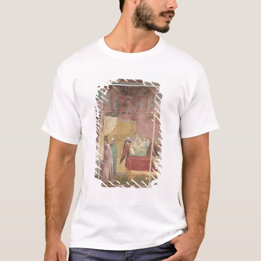 St FrancisはLeridaからの傷つけられた人を治します Tシャツ (正面)