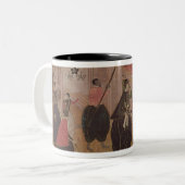 St Francisサビエルおよび彼の側近 ツートーンマグカップ (正面左)