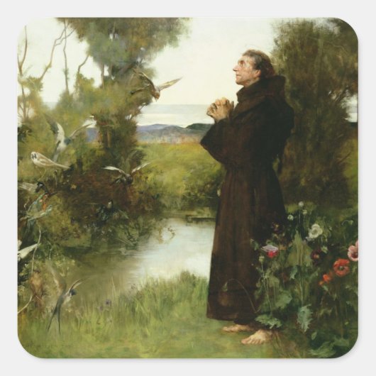 St. Francis, 1898 (キャンバス油) スクエアシール (正面)