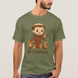 St Francis All Creatures T-Shirt Tシャツ