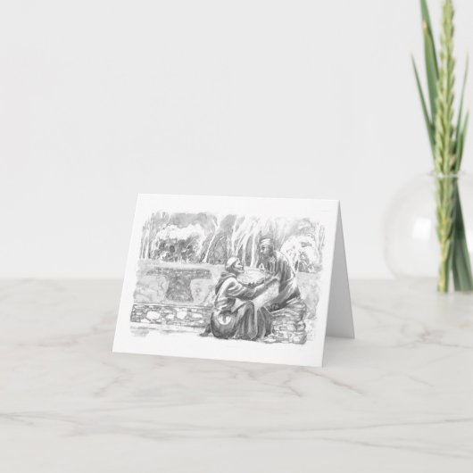 St. Francis and the Leper カード (正面)