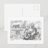 St. Francis and the Leper ポストカード (正面/裏面)