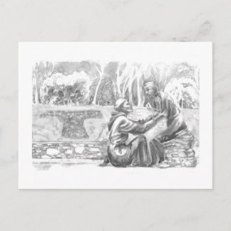 St. Francis and the Leper ポストカード