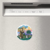 St Francis (ff) – 白黒猫 マグネット (インサイチュ (食洗機))