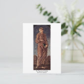 St. Francis Of Assi By Tura Cosimo ポストカード (スタンド正面)