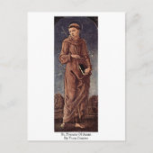 St. Francis Of Assi By Tura Cosimo ポストカード (正面)