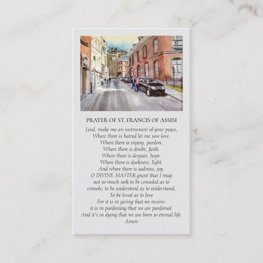 St. Francis of Assisi Dinant Scenic View 名刺 (正面)