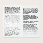 St Francis of Assisi prayer card 名刺 (内部フラット)