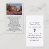 St. Francis of Assisi Red Yellow Blue Green 名刺 (正面/裏面)